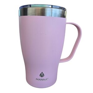 NEW Manna 18oz‎ Cozy Mug - Pretty in Pink!  Keeps Drinks Hot OR Cold!